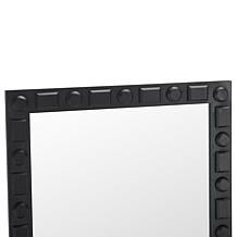 Safavieh Odette 31" Black MDF and Veneer Mirror