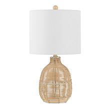 Safavieh Oroya 23" Off White Rattan Table Lamp