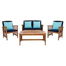 Safavieh Rocklin 4-piece Outdoor Living Set