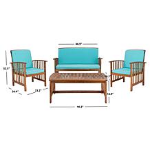 Safavieh Rocklin 4-piece Outdoor Living Set