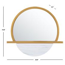 Safavieh Sarada 23" Iron and Glass Mirror