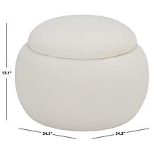 Safavieh Siara Round Storage Ottoman