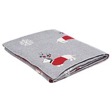 Safavieh Sleighbells Throw Blanket in Grey