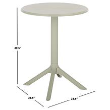 Safavieh Stella Round Bistro Table, 23.62" x 23.62" x 29.53"