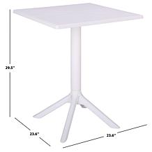 Safavieh Stella Square Bistro Table in Vibrant Yellow