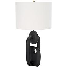 Safavieh Syrah Black Aluminium & Iron Table Lamp 25.5"