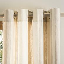 Safavieh Vari Window Panel - Natural/White Stripe - 52" x 84"