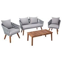 Safavieh Velso 4-piece Outdoor Living Set