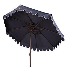 Safavieh Venice Scallop 9' Crank Outdoor Umbrella