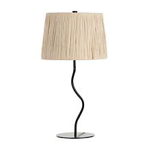 Safavieh Ziggi Black Metal Table Lamp with Paper Rope Shade