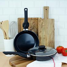 Safe-T-Grip 2-pack 9" Ceramic Coated Nonstick Frypans