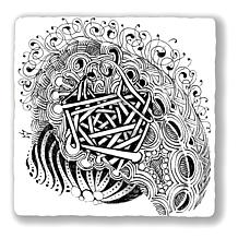 Sakura Zentangle Drawing Set of 12 - White