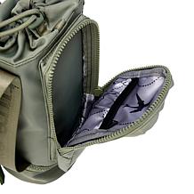 Samantha Brown To-Go Water Bottle Crossbody w/Packable Bag