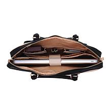Sandy Lisa London Computer Shoulder Bag in Black