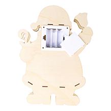 Santa 3D Glow Scene with LED light