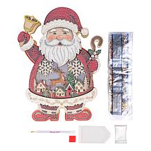 Santa 3D Glow Scene with LED light