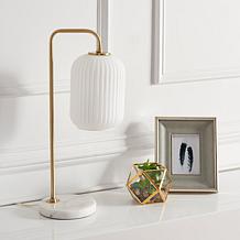 Santina 20" Gold and White Table Lamp