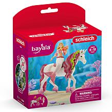 Schleich Bayala: Mermaid Feya Riding Underwater Unicorn 3pc Set