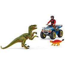 Schleich Dinosaurs Quad Escape from Velociraptor Playset