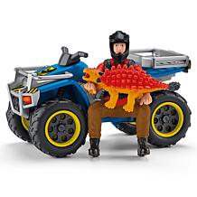 Schleich Dinosaurs Quad Escape from Velociraptor Playset