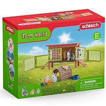 Schleich Farm World: Rabbit Hutch - 8pc Playset