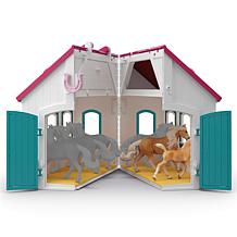 Schleich Horse Club Open Stable Litte Horseshoe 60pc Playset