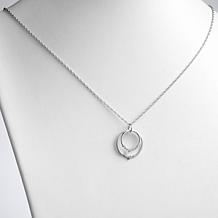 Script 2-Name Circles Necklace