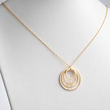 Script 4-Name Circles Necklace