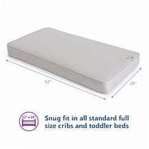 Sealy Baby Posturepedic Grow 2-Stage Crib and Toddler Mattress