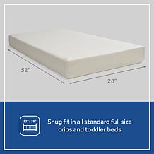 Sealy Butterfly 2-Stage Breathable Knit Crib & Toddler Mattress