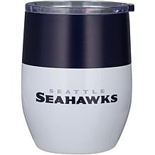 Seattle Seahawks 16oz. Colorblock Stainless Steel Curved Tumbler
