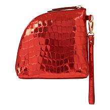Sharif Legacy Floral Embossed Quilted Leather Wristlet