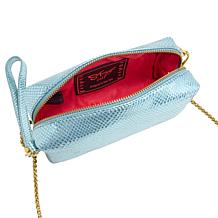 Sharif Legacy Genuine Leather Caviar Snake Pouchetta