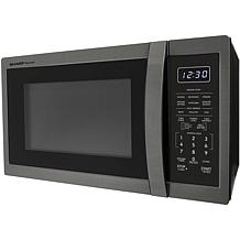 Sharp 1.4-cu. ft. 1100W Black/Stainless Countertop Microwave