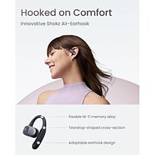Shokz OpenFit Air True Wireless Open Ear Headphones w/Charging Case