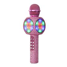 Sing-Along Bling Bluetooth Karaoke Mic with LED Disco Lights
