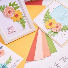 Sizzix Born to Bloom, Stamp, Die and Stencil Kit