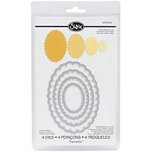 Sizzix Framelits Die Set 4-piece - Scallop Ovals
