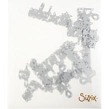 Sizzix Thinlits Dies By Tim Holtz 13-pack - Celebration Script Words
