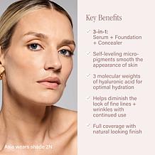 SKINN Scientific Color Concealer + Foundation w/ Brush and Makeup Bag