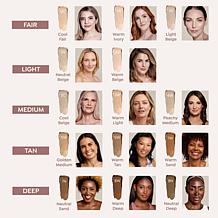 SKINN Scientific Color Warm Sand Primer and Foundation Set AS