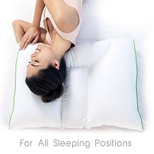 Sleep Yoga Dual Sleep Neck Pillow - Medium-firm