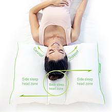 Sleep Yoga Dual Sleep Neck Pillow - Medium-soft