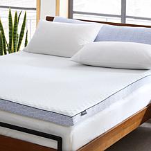 Smithsonian 3" Copper Infused Memory Foam Mattress Topper - Queen