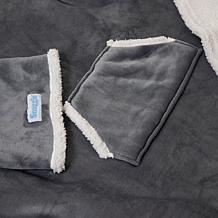 Snuggie Sherpa Blanket with Oversized Sleeves