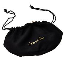 Soave Oro 14K Electroform Cubic Zirconia Cross T-Bar Necklace