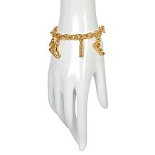 Wolfgang Charm On A 8 Inch Round Double Loop Bangle Bracelet St Wolfgang Charm On A 8 Inch Round Double Loop Bangle Bracelet St