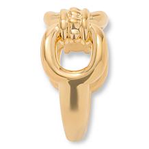 Soave Oro 14K Yellow Gold Electroform Chain Link Band Ring