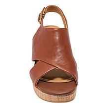 Sofft® Leather Platform Slingback Sandal