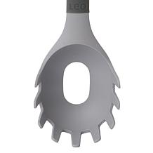 Soft Gray Silicone 5pc Kitchen Utensil Set with Rubber Handles